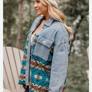Pink Lily Aztec Jacket
